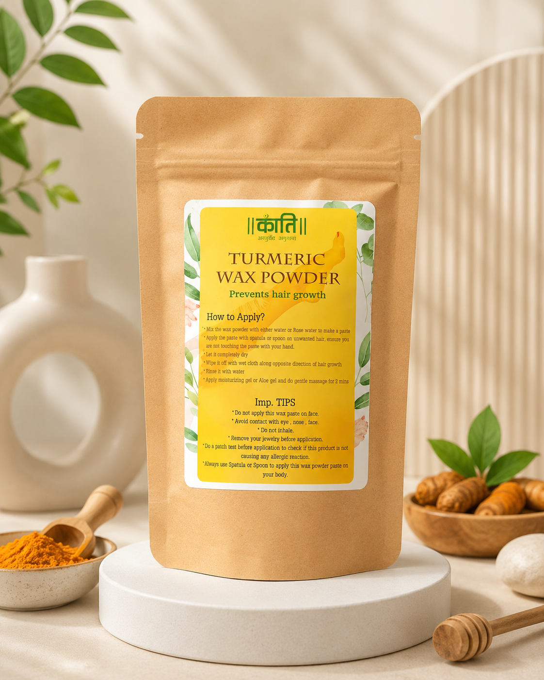 Turmeric Wax Powder